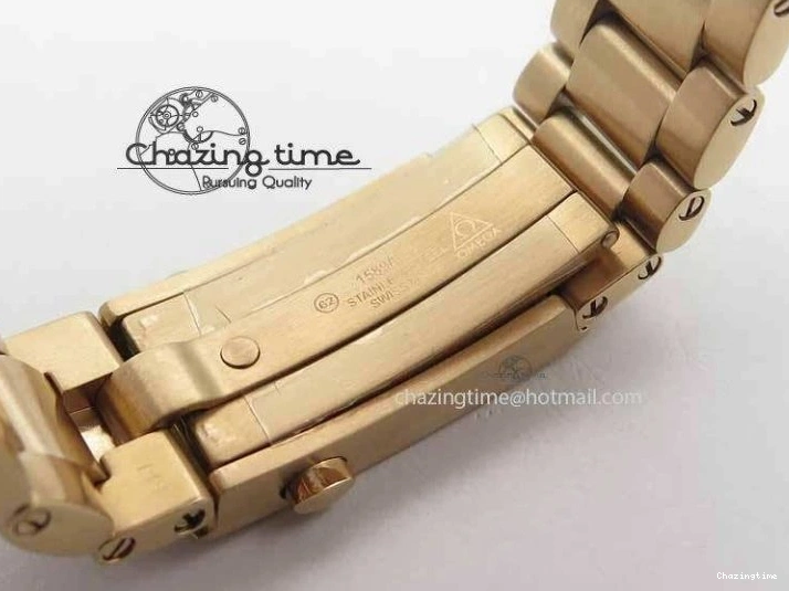 0305 Efficient Planet Ocean GMT 43.5mm RG V6F 1:1 Best Edition Black Dial On RG Bracelet A 8182